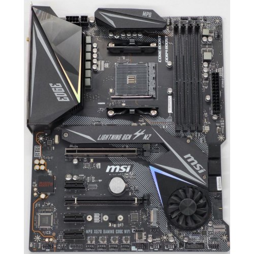 Материнская плата MSI MPG X570 GAMING EDGE WIFI (sAM4, AMD X570) (Восстановлено продавцом, 834088) купить в Украине: Киев, Днепр, Харьков, Одесса  | Проверка совместимости, низкая цена, отзывы, характеристики от TELEMART фото