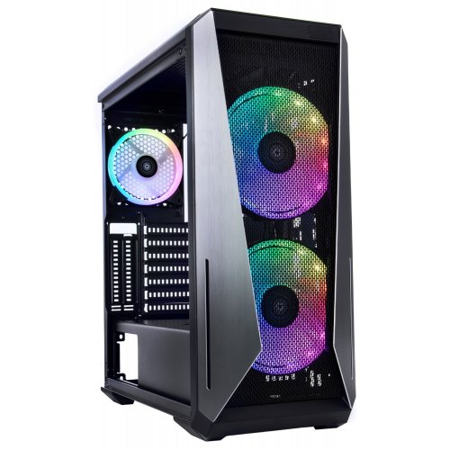 Корпус QUBE Wizard ARGB Tempered Glass без БП (WIZARD_FMNU3) Black (Восстановлено продавцом, 834095) купить в Украине: Киев, Днепр, Харьков, Одесса  | Проверка совместимости, низкая цена, отзывы, характеристики от TELEMART фото