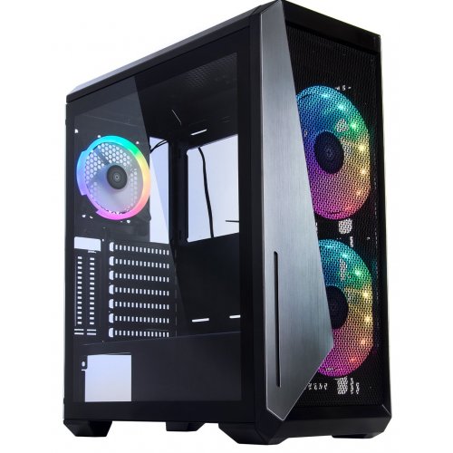 Корпус QUBE Wizard ARGB Tempered Glass без БП (WIZARD_FMNU3) Black (Восстановлено продавцом, 834095) купить в Украине: Киев, Днепр, Харьков, Одесса  | Проверка совместимости, низкая цена, отзывы, характеристики от TELEMART фото