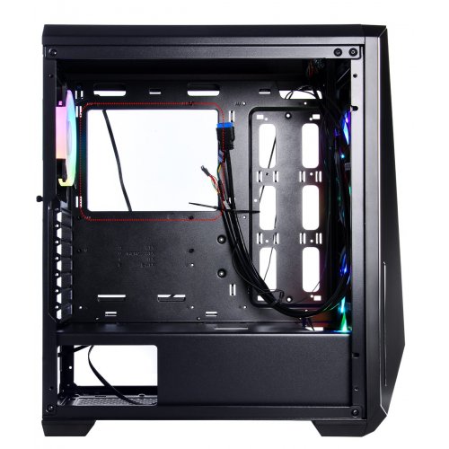 Корпус QUBE Wizard ARGB Tempered Glass без БП (WIZARD_FMNU3) Black (Восстановлено продавцом, 834095) купить в Украине: Киев, Днепр, Харьков, Одесса  | Проверка совместимости, низкая цена, отзывы, характеристики от TELEMART фото