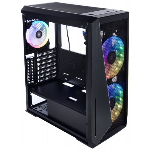 Корпус QUBE Wizard ARGB Tempered Glass без БП (WIZARD_FMNU3) Black (Восстановлено продавцом, 834095) купить в Украине: Киев, Днепр, Харьков, Одесса  | Проверка совместимости, низкая цена, отзывы, характеристики от TELEMART фото