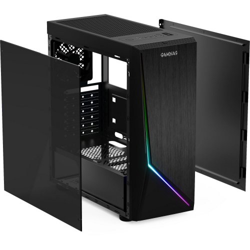 Корпус Gamdias ARGUS E1 ARGB без БП Black (Відновлено продавцем, 834101) купити в Україні: Київ, Львів, Хмельницький, Тернопіль, Івано-Франківськ | Перевірка сумісності, низька ціна, відгуки, характеристики від TELEMART фото