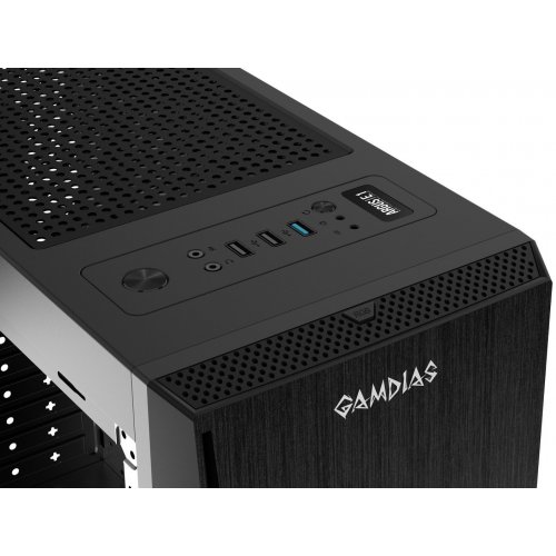 Корпус Gamdias ARGUS E1 ARGB без БП Black (Відновлено продавцем, 834101) купити в Україні: Київ, Львів, Хмельницький, Тернопіль, Івано-Франківськ | Перевірка сумісності, низька ціна, відгуки, характеристики від TELEMART фото