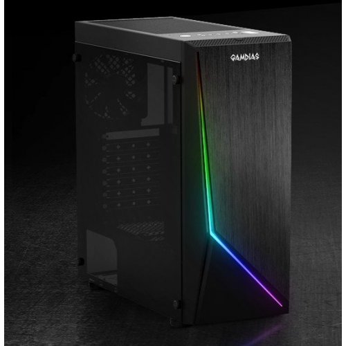 Корпус Gamdias ARGUS E1 ARGB без БП Black (Відновлено продавцем, 834101) купити в Україні: Київ, Львів, Хмельницький, Тернопіль, Івано-Франківськ | Перевірка сумісності, низька ціна, відгуки, характеристики від TELEMART фото
