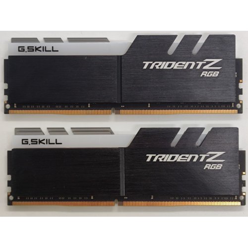 Озп G.Skill DDR4 32GB (2x16GB) 3600Mhz Trident Z RGB (F4-3600C18D-32GTZR) (Відновлено продавцем, 834110) купити в Україні: Київ, Львів, Хмельницький, Тернопіль, Івано-Франківськ | Перевірка сумісності, низька ціна, відгуки, характеристики від TELEMART фото