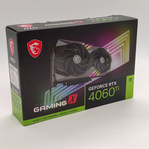 Відеокарта MSI GeForce RTX 4060 Ti GAMING X 8192MB (RTX 4060 Ti GAMING X 8G) (Відновлено продавцем, 834114) купити в Україні: Київ, Львів, Хмельницький, Тернопіль, Івано-Франківськ | Перевірка сумісності, низька ціна, відгуки, характеристики від TELEMART фото