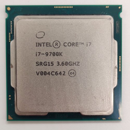 Процессор Intel Core i7-9700K 3.6(4.9)GHz 12MB s1151 Tray (CM8068403874212) (Восстановлено продавцом, 834286) купить в Украине: Киев, Днепр, Харьков, Одесса  | Проверка совместимости, низкая цена, отзывы, характеристики от TELEMART фото