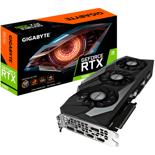 Видеокарта Gigabyte GeForce RTX 3080 Gaming OC 10240MB (GV-N3080GAMING OC-10GD) (Восстановлено продавцом, 834308) купить в Украине: Киев, Днепр, Харьков, Одесса  | Проверка совместимости, низкая цена, отзывы, характеристики от TELEMART фото