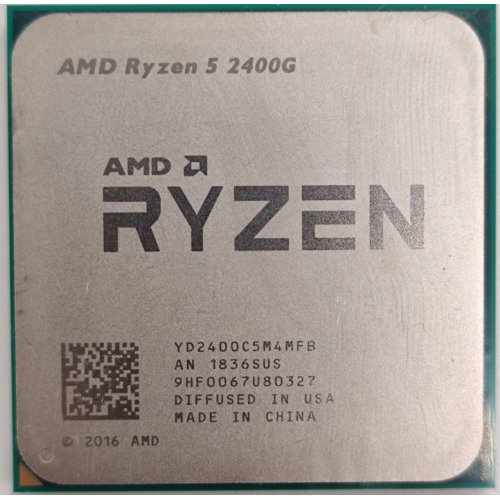 Процессор AMD Ryzen 5 2400G 3.6(3.9)GHz 4MB sAM4 Tray (YD2400C5M4MFB) (Восстановлено продавцом, 834310) купить в Украине: Киев, Днепр, Харьков, Одесса  | Проверка совместимости, низкая цена, отзывы, характеристики от TELEMART фото