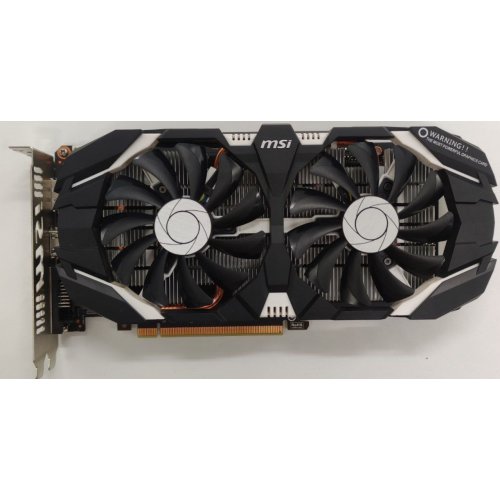 Видеокарта MSI GeForce GTX 1060 ARMOR OC 3072MB (GTX 1060 ARMOR 3G OCV1) (Восстановлено продавцом, 834311) купить в Украине: Киев, Днепр, Харьков, Одесса  | Проверка совместимости, низкая цена, отзывы, характеристики от TELEMART фото