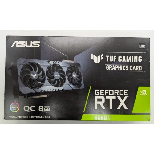 Видеокарта Asus TUF GeForce RTX 3060 Ti Gaming OC 8192MB (TUF-RTX3060TI-O8G-V2-GAMING) (Восстановлено продавцом, 834315) купить в Украине: Киев, Днепр, Харьков, Одесса  | Проверка совместимости, низкая цена, отзывы, характеристики от TELEMART фото