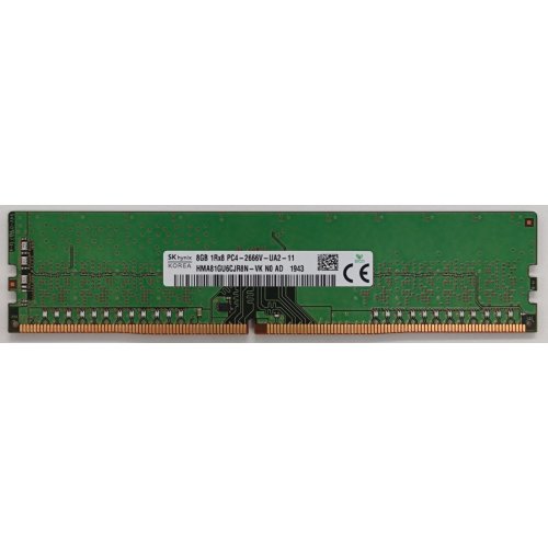 Озп Hynix DDR4 8GB 2666Mhz (HMA81GU6CJR8N-VK) (Відновлено продавцем, 834354) купити в Україні: Київ, Львів, Хмельницький, Тернопіль, Івано-Франківськ | Перевірка сумісності, низька ціна, відгуки, характеристики від TELEMART фото