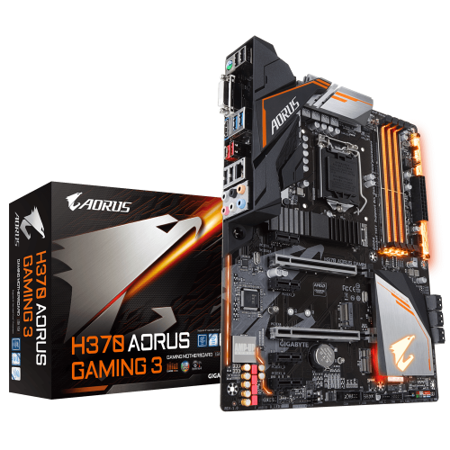 Материнская плата Gigabyte H370 AORUS GAMING 3 (s1151-V2, Intel H370) (Восстановлено продавцом, 834358) купить в Украине: Киев, Днепр, Харьков, Одесса  | Проверка совместимости, низкая цена, отзывы, характеристики от TELEMART фото