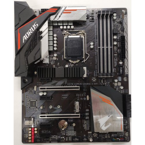 Материнская плата Gigabyte H370 AORUS GAMING 3 (s1151-V2, Intel H370) (Восстановлено продавцом, 834358) купить в Украине: Киев, Днепр, Харьков, Одесса  | Проверка совместимости, низкая цена, отзывы, характеристики от TELEMART фото