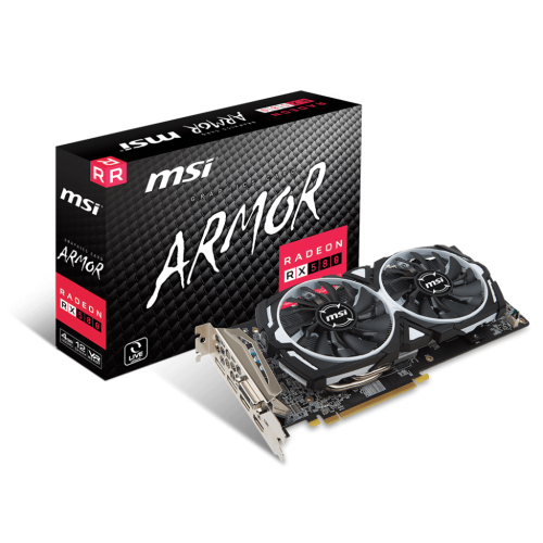 Відеокарта MSI Radeon RX 580 ARMOR 4096MB (RX 580 ARMOR 4G) (Відновлено продавцем, 834374) купити в Україні: Київ, Львів, Хмельницький, Тернопіль, Івано-Франківськ | Перевірка сумісності, низька ціна, відгуки, характеристики від TELEMART фото