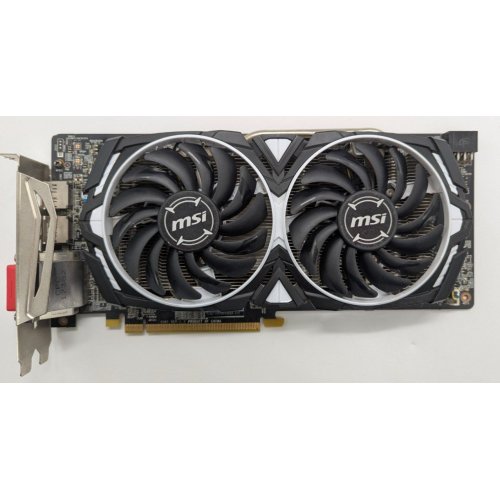 Відеокарта MSI Radeon RX 580 ARMOR 4096MB (RX 580 ARMOR 4G) (Відновлено продавцем, 834374) купити в Україні: Київ, Львів, Хмельницький, Тернопіль, Івано-Франківськ | Перевірка сумісності, низька ціна, відгуки, характеристики від TELEMART фото