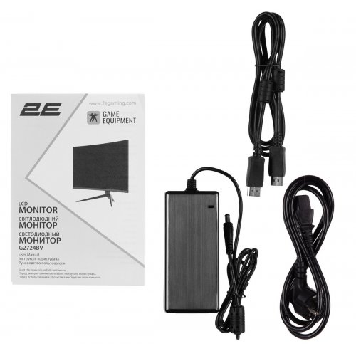 Монитор 2E 27" Gaming G2725BV (2E-G2725BV-01.UA) Black купить в Украине: Киев, Днепр, Харьков, Одесса  | Низкая цена, отзывы, характеристики от TELEMART фото