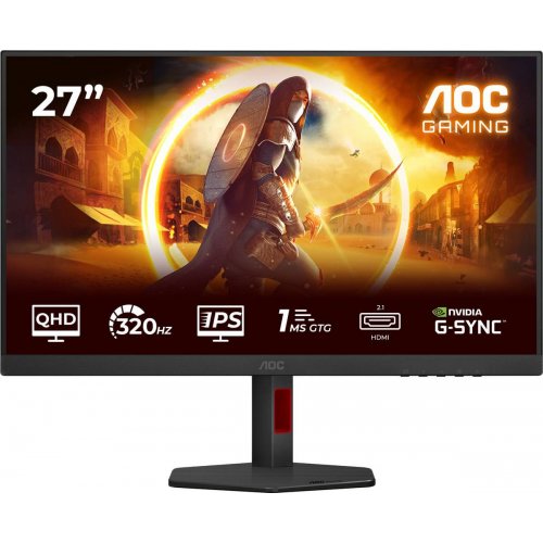 Монітор AOC 27" Q27G4SRU Black купити в Україні: Київ, Львів, Хмельницький, Тернопіль, Івано-Франківськ | Низька ціна, відгуки, характеристики від TELEMART фото
