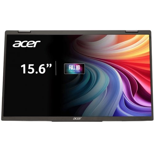 Монітор Acer 15.6" Dual Portable PD163QTbmiuux (UM.ZP3EE.011) Black купити в Україні: Київ, Львів, Хмельницький, Тернопіль, Івано-Франківськ | Низька ціна, відгуки, характеристики від TELEMART фото