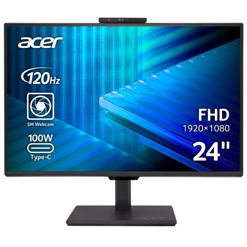 Монітор Acer 23.8" B248YGbemiqprcuzx (UM.QB8EE.G01) Black купити в Україні: Київ, Львів, Хмельницький, Тернопіль, Івано-Франківськ | Низька ціна, відгуки, характеристики від TELEMART фото