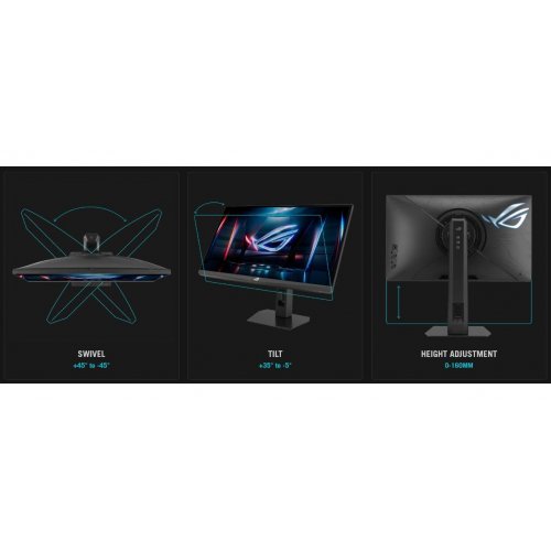 Монитор Asus 24.1" ROG Strix XG248QSG Ace (90LM0C40-B01371) Black купить в Украине: Киев, Днепр, Харьков, Одесса  | Низкая цена, отзывы, характеристики от TELEMART фото