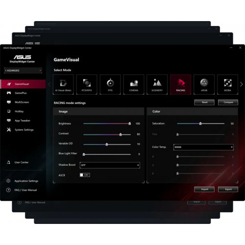 Монитор Asus 24.1" ROG Strix XG248QSG Ace (90LM0C40-B01371) Black купить в Украине: Киев, Днепр, Харьков, Одесса  | Низкая цена, отзывы, характеристики от TELEMART фото