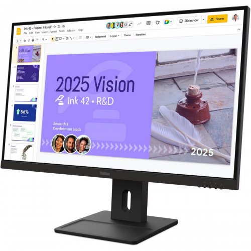 Монитор Lenovo 27" ThinkVision E27Q-40 (64BDGAT4EU) Black купить в Украине: Киев, Днепр, Харьков, Одесса  | Низкая цена, отзывы, характеристики от TELEMART фото