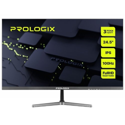 Монитор Prologix 24.5" P2525HF Black купить в Украине: Киев, Днепр, Харьков, Одесса  | Низкая цена, отзывы, характеристики от TELEMART фото