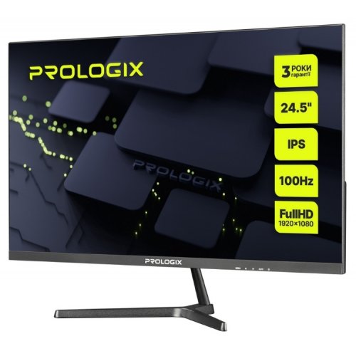 Монитор Prologix 24.5" P2525HF Black купить в Украине: Киев, Днепр, Харьков, Одесса  | Низкая цена, отзывы, характеристики от TELEMART фото