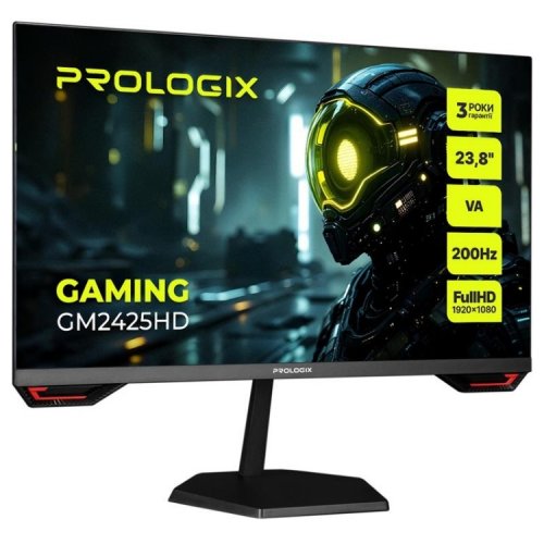 Монитор Prologix 23.8" Gaming GM2425HD Black купить в Украине: Киев, Днепр, Харьков, Одесса  | Низкая цена, отзывы, характеристики от TELEMART фото