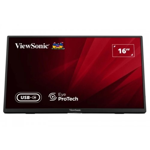 Монітор ViewSonic 15.6" VA1650 Black купити в Україні: Київ, Львів, Хмельницький, Тернопіль, Івано-Франківськ | Низька ціна, відгуки, характеристики від TELEMART фото