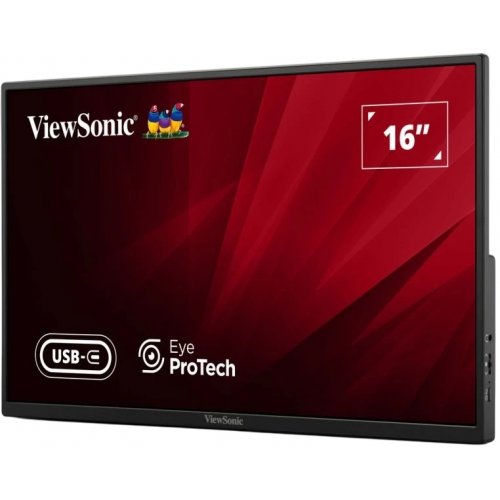 Монітор ViewSonic 15.6" VA1650 Black купити в Україні: Київ, Львів, Хмельницький, Тернопіль, Івано-Франківськ | Низька ціна, відгуки, характеристики від TELEMART фото
