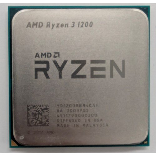 Процесор AMD Ryzen 3 1200 3.1(3.4)GHz sAM4 Tray (YD1200BBAEMPK) (Відновлено продавцем, 834433) купити в Україні: Київ, Львів, Хмельницький, Тернопіль, Івано-Франківськ | Перевірка сумісності, низька ціна, відгуки, характеристики від TELEMART фото