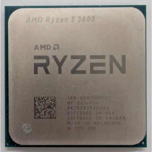 Процессор AMD Ryzen 5 3600 3.6(4.2)GHz 32MB sAM4 Tray (100-000000031) (Восстановлено продавцом, 834434) купить в Украине: Киев, Днепр, Харьков, Одесса  | Проверка совместимости, низкая цена, отзывы, характеристики от TELEMART фото