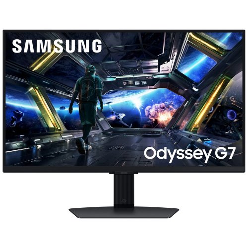 Уцінка монітор Samsung 27” Odyssey G7 (LS27DG700EIXUA) Black (Розкрита упаковка, 834440) купити в Україні: Київ, Львів, Хмельницький, Тернопіль, Івано-Франківськ | Низька ціна, відгуки, характеристики від TELEMART фото