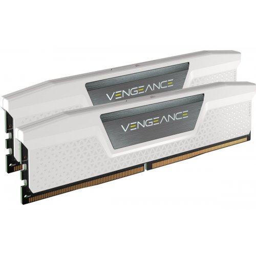 ОЗУ Corsair DDR5 32GB (2x16GB) 6000Mhz Vengeance White (CMK32GX5M2B6000Z30W) купить в Украине: Киев, Днепр, Харьков, Одесса  | Проверка совместимости, низкая цена, отзывы, характеристики от TELEMART фото