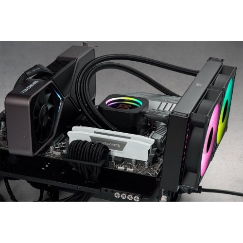 ОЗУ Corsair DDR5 32GB (2x16GB) 6000Mhz Vengeance White (CMK32GX5M2B6000Z30W) купить в Украине: Киев, Днепр, Харьков, Одесса  | Проверка совместимости, низкая цена, отзывы, характеристики от TELEMART фото