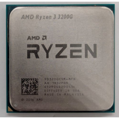 Процессор AMD Ryzen 3 3200G 3.6(4)GHz 4MB sAM4 Tray (YD3200C5M4MFH) (Восстановлено продавцом, 834638) купить в Украине: Киев, Днепр, Харьков, Одесса  | Проверка совместимости, низкая цена, отзывы, характеристики от TELEMART фото