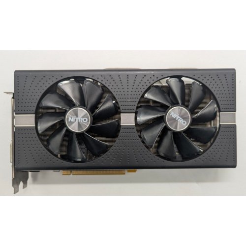 Відеокарта Sapphire Radeon RX 580 NITRO+ 4096MB (11265-07-20G) (Відновлено продавцем, 834647) купити в Україні: Київ, Львів, Хмельницький, Тернопіль, Івано-Франківськ | Перевірка сумісності, низька ціна, відгуки, характеристики від TELEMART фото