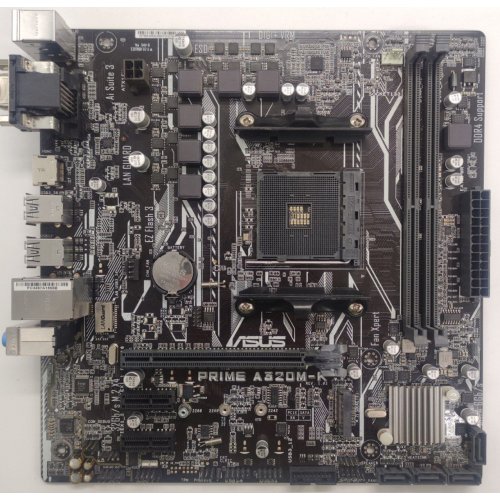 Материнская плата Asus PRIME A320M-K (sAM4, AMD A320) (Восстановлено продавцом, 834668) купить в Украине: Киев, Днепр, Харьков, Одесса  | Проверка совместимости, низкая цена, отзывы, характеристики от TELEMART фото