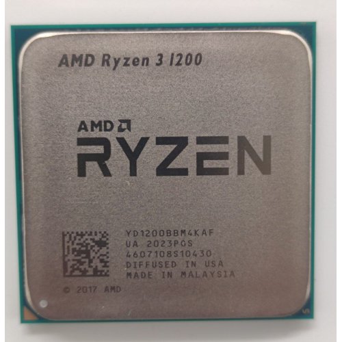 Процессор AMD Ryzen 3 1200 3.1(3.4)GHz sAM4 Tray (YD1200BBAEMPK) (Восстановлено продавцом, 834670) купить в Украине: Киев, Днепр, Харьков, Одесса  | Проверка совместимости, низкая цена, отзывы, характеристики от TELEMART фото