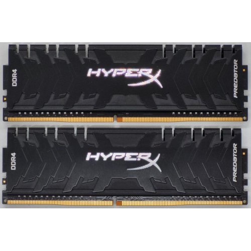 Озп HyperX DDR4 16GB (2x8GB) 3200Mhz Predator (HX432C16PB3K2/16) (Відновлено продавцем, 834680) купити в Україні: Київ, Львів, Хмельницький, Тернопіль, Івано-Франківськ | Перевірка сумісності, низька ціна, відгуки, характеристики від TELEMART фото