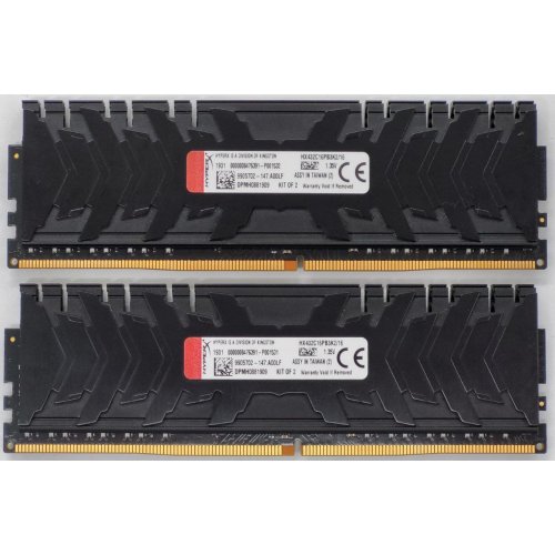 Озп HyperX DDR4 16GB (2x8GB) 3200Mhz Predator (HX432C16PB3K2/16) (Відновлено продавцем, 834680) купити в Україні: Київ, Львів, Хмельницький, Тернопіль, Івано-Франківськ | Перевірка сумісності, низька ціна, відгуки, характеристики від TELEMART фото