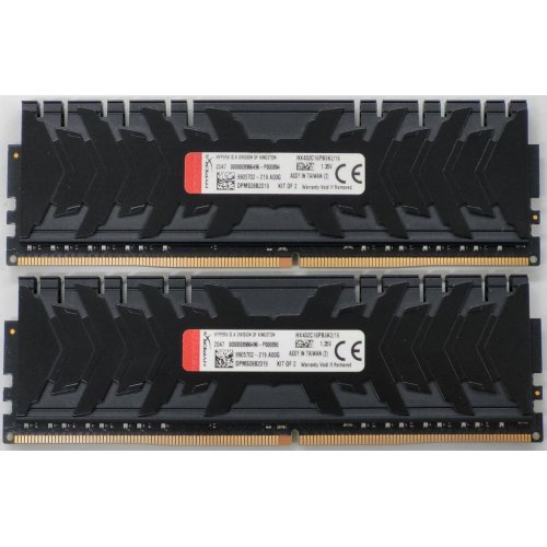 Озп HyperX DDR4 16GB (2x8GB) 3200Mhz Predator (HX432C16PB3K2/16) (Відновлено продавцем, 834681) купити в Україні: Київ, Львів, Хмельницький, Тернопіль, Івано-Франківськ | Перевірка сумісності, низька ціна, відгуки, характеристики від TELEMART фото