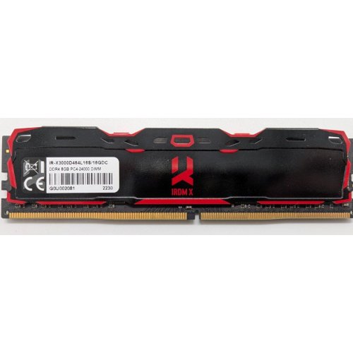 Озу GoodRAM DDR4 8GB 3000Mhz IRDM X Black (IR-X3000D464L16S/8G) (Восстановлено продавцом, 834695) купить в Украине: Киев, Днепр, Харьков, Одесса  | Проверка совместимости, низкая цена, отзывы, характеристики от TELEMART фото