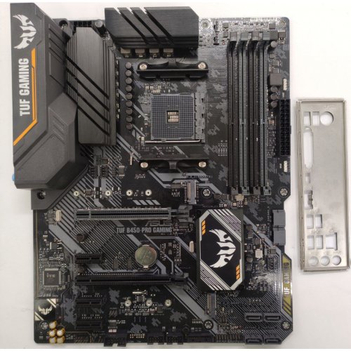 Материнська плата Asus TUF B450-PRO GAMING (sAM4, AMD B450) (Відновлено продавцем, 834777) купити в Україні: Київ, Львів, Хмельницький, Тернопіль, Івано-Франківськ | Перевірка сумісності, низька ціна, відгуки, характеристики від TELEMART фото