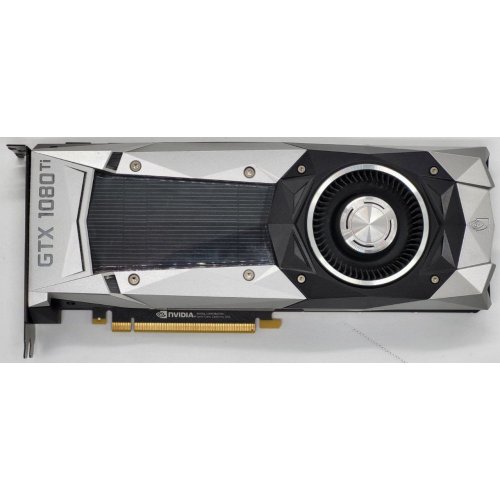 Видеокарта Asus GeForce GTX 1080 TI Founders Edition 11264MB (GTX1080TI-FE) (Восстановлено продавцом, 834785) купить в Украине: Киев, Днепр, Харьков, Одесса  | Проверка совместимости, низкая цена, отзывы, характеристики от TELEMART фото