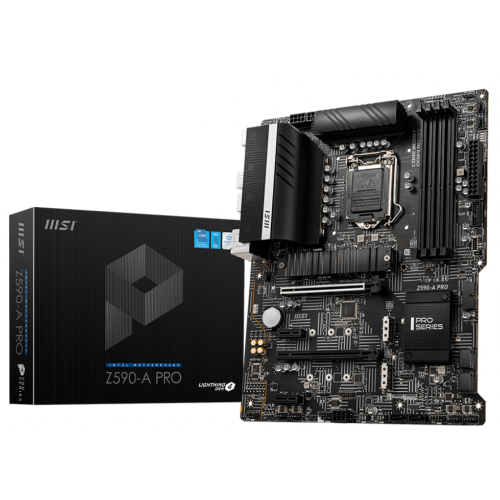 Материнська плата MSI Z590-A PRO (s1200, Intel Z590) (Відновлено продавцем, 834801) купити в Україні: Київ, Львів, Хмельницький, Тернопіль, Івано-Франківськ | Перевірка сумісності, низька ціна, відгуки, характеристики від TELEMART фото