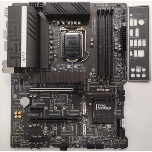 Материнська плата MSI Z590-A PRO (s1200, Intel Z590) (Відновлено продавцем, 834801) купити в Україні: Київ, Львів, Хмельницький, Тернопіль, Івано-Франківськ | Перевірка сумісності, низька ціна, відгуки, характеристики від TELEMART фото