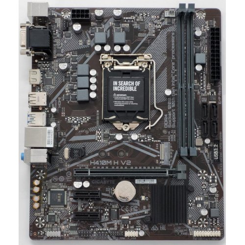Материнская плата Gigabyte H410M H V2 (s1200, Intel H410) (Восстановлено продавцом, 834810) купить в Украине: Киев, Днепр, Харьков, Одесса  | Проверка совместимости, низкая цена, отзывы, характеристики от TELEMART фото